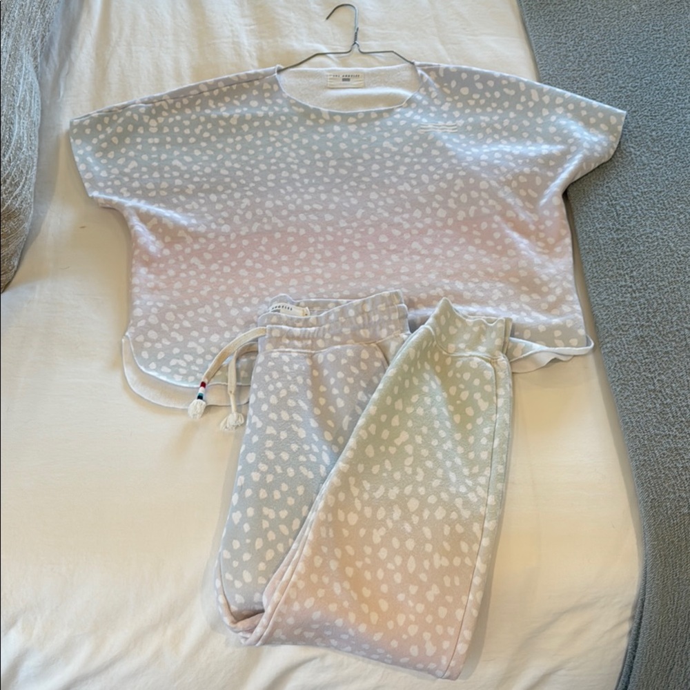 Sol Angeles Pastel Polka Dot Lounge Set
